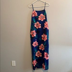 Blue Floral Maxi dress